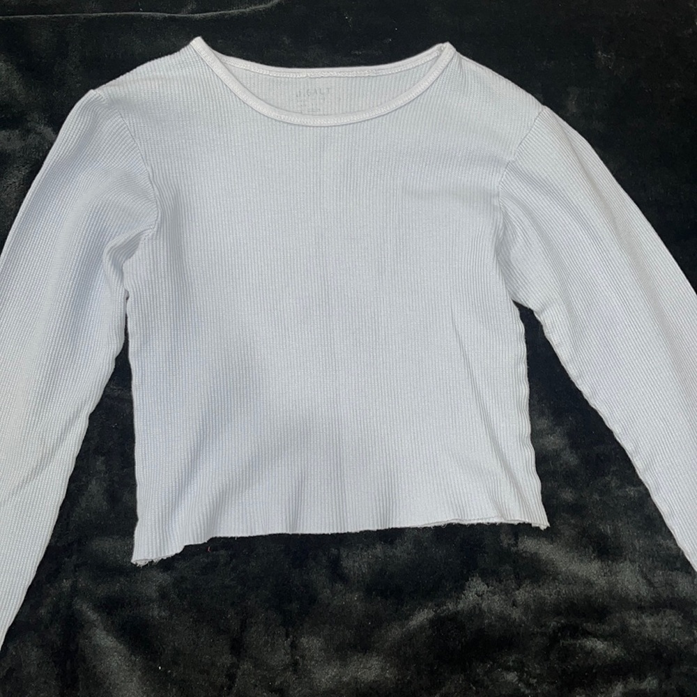 Brandy Melville Long Sleeve Blue Top